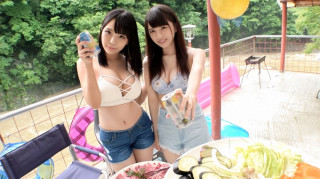 200GANA-2323 濁流流淌的露營場上的女子2人組！巨乳與苗條美乳的共演！對彼此的形像感到羞愧又快感的4P 性愛！Ruka & Chiharu-B